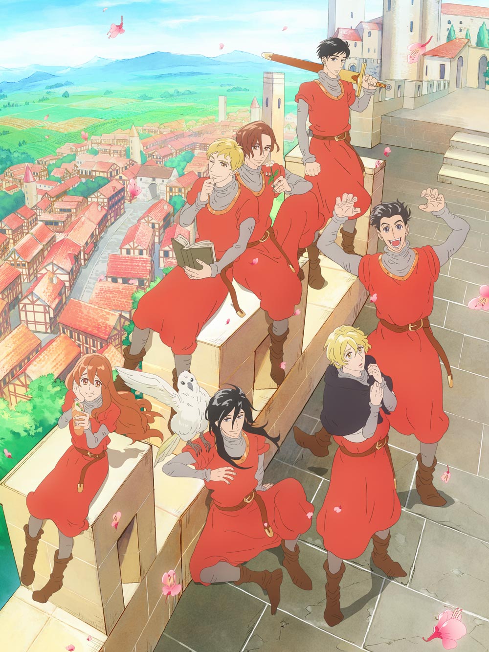アニメ「マロニエ王国の七人の騎士」ビジュアル